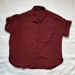 Madewell button up short sleeve shirt